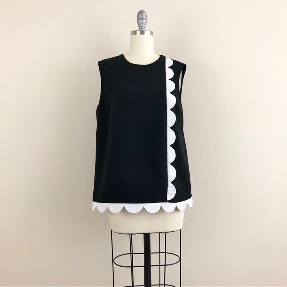 Victoria Beckham for Target Tops - Victoria Beckham Target Scalloped Blouse